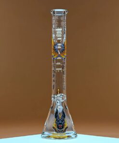 18" Castle Glass Anubis Beaker