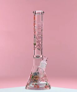 16" Castle Glass Cherry Blossom Beaker